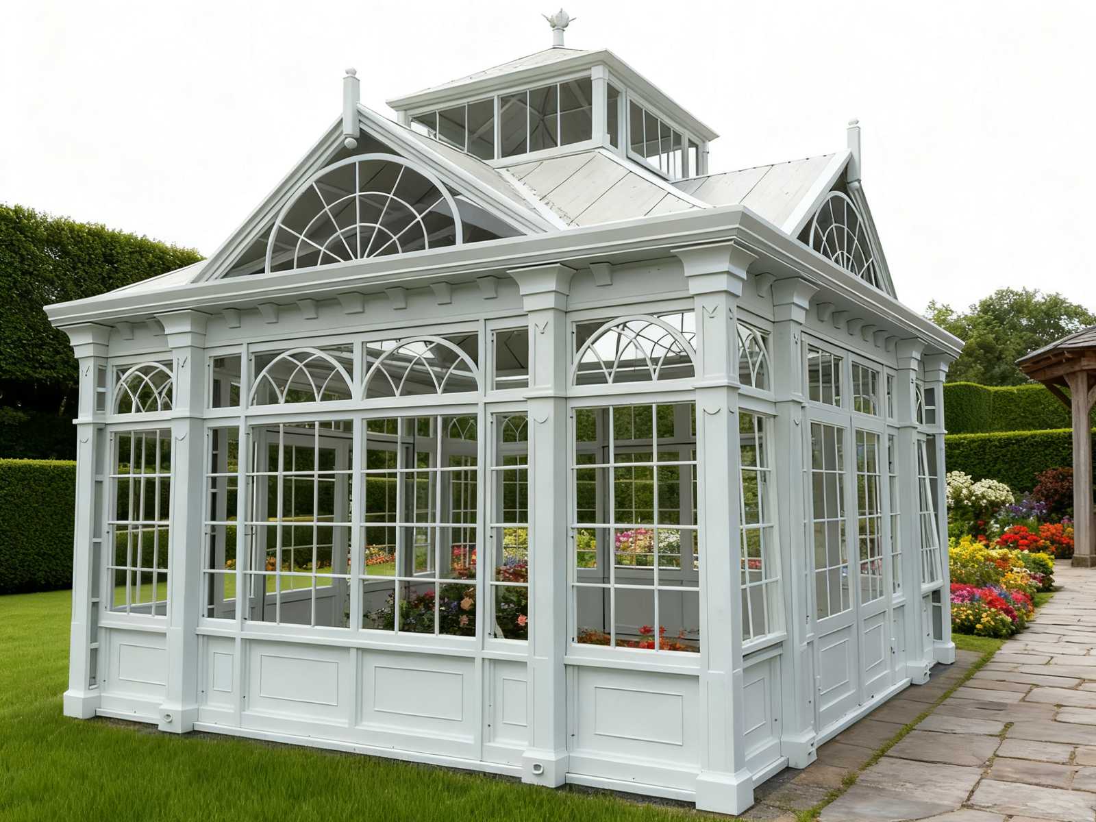 Luxury Victorian greenhouse, victorian style greenhouse, victorian greenhouse kits
